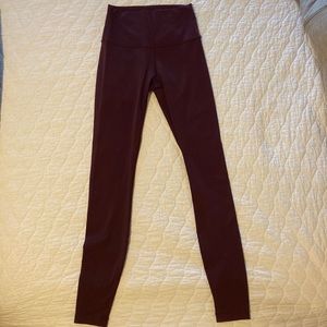 Lululemon High Waisted Wunder Under Pant sz 4
